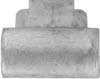 Ramrod pipe, iron, forward pipe, with lug for pin, round, accepts 3/8" ramrod for H.E. Leman Trade Rifle